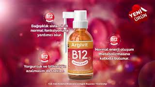 Argivit B12 Active Plus Sprey [upl. by Korwin]