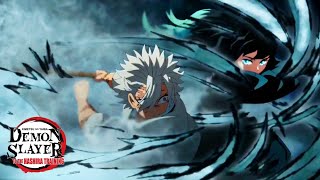 Training  Muichiro Hashira VS Obanai Iguro And Sanemi  Demon Slayer Training Arc [upl. by Steinman521]