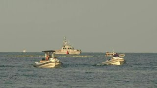 Crash dun avion au Lavandou réactions de plaisanciers  AFP [upl. by Vitkun]