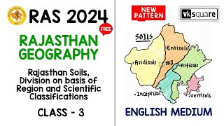 Soils of Rajasthan  English Medium  by vksquare vksquare ras2024 [upl. by Lorene]