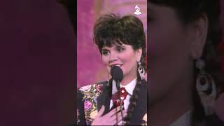 Linda Ronstadt Wins A GRAMMY In 1989 For quotCanciones De Mi Padrequot  grammyrewind [upl. by Ierna387]