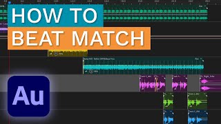 How to Beat Match in Adobe Audition [upl. by Kihtrak]