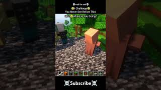 Why💀are the villagers running so fast😀 minecraft memes shorts [upl. by Nehttam749]