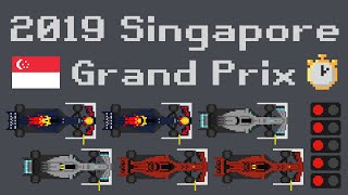 2019 Singapore Grand Prix Timelapse [upl. by Yreffej504]