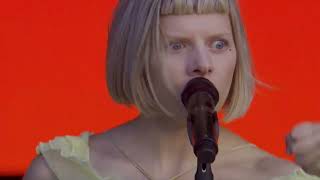 AURORA  Heathens Live at Lollapalooza Brazil 2023 [upl. by Vanderhoek]