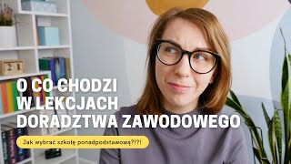 O co chodzi w doradztwie zawodowym i jak wybrać szkołę ponadpodstawową ➡ Zrób te 3 kroki 🧐 [upl. by Inaboy]