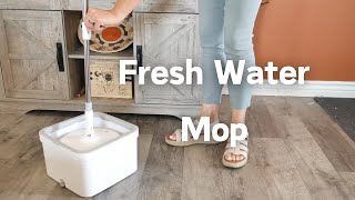 🚿 Fresh Water Mop Clean Floors No Bucket Fuss 💦mopbucket floorcleaning [upl. by Entroc352]