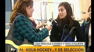 Hockey bajo el agua  Telefe Noticias [upl. by Hunfredo]