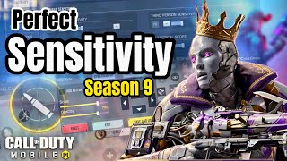 Ultimate Zero Recoil Sensitivity Settings For Call Of Duty Mobile Season 9 Battle Royale and MP [upl. by Ruberta]