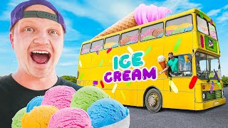 I Opened Worlds Biggest Ice Cream Truck [upl. by Judye]