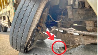 Top 4 Road Emergency Repair Techniques for Broken Truck Front Axles and Rear Wheel Hubs [upl. by Krishna]