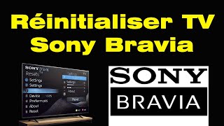 Comment réinitialiser une TV Sony Bravia [upl. by Nedlog157]