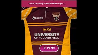 KooGa University Of Huddersfield Rugby Jersey Giants MDB [upl. by Langley]