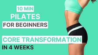 Transform Your Core 4Week Pilates Challenge for Beginners  Day 28 [upl. by Hayimas778]