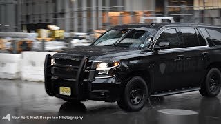 Port Authority Police Department Counter Terrorism Bureau Escort [upl. by Mighell]