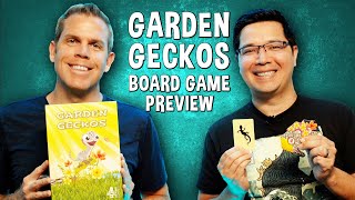 Preview of Garden Geckos  TilePlacement Gecko Board Game [upl. by Ferneau]