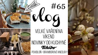 VLOG 65  velké vaření • bramborové knedlíky a povidloň 🫓 [upl. by Milzie]