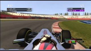 PS3 F1 2011 Catalunya Time Trial 113674  Setup in the Video [upl. by Dnaltiac]