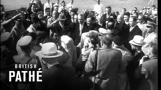 King Of Nepal Arrives In Moscow 1958 [upl. by Lleon976]