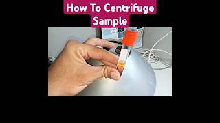 how to centrifuge blood samplecentrifuge mechineAdnanMLTshortsshortvideoshortsvedioshort [upl. by Nalepka]