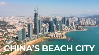 Qingdao from Above  Aerial View of Chinas Beach City  Drone Travel Video [upl. by Warring]