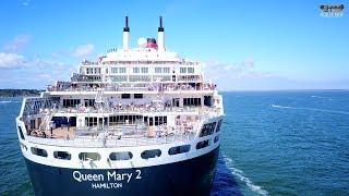 Queen Mary 2 is back to Saint Nazaire  The Bride 2017 [upl. by Kcid]