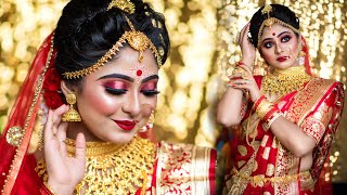 Bridal Makeup  Bengali Bridal Makeup  Bridal Makeup Tutorial Step by Step [upl. by Notsnorb]