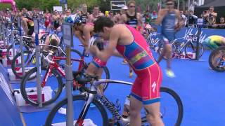 2014 PruHealth World Triathlon London Mens Recap [upl. by Dorsy193]