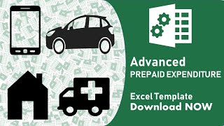 How to Prepare Prepaid Expenditure Amortization Template in Excel Download [upl. by Ferdinand861]