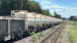 6001  CF4425  8402 passing Beresfield 170224 [upl. by Wadesworth691]