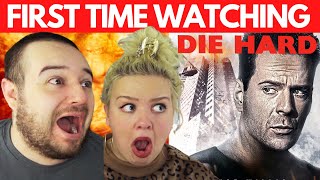 DIE HARD 1988  MOVIE REACTION  FIRST TIME WATCHING [upl. by Nylsor]