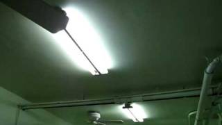 Vintage preheat fluorescent lights video 1 [upl. by Berti207]