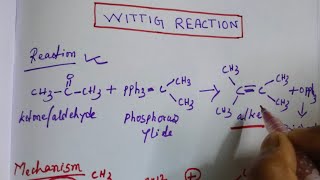 Wittig Reaction  Organic chemistry  Wittig Reaction Mechanism  Detailed Explanation [upl. by Lief]