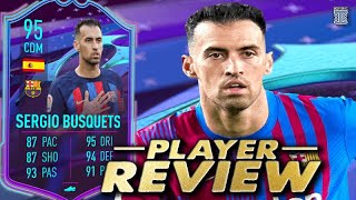 95 END OF AN ERA SERGIO BUSQUETS PLAYER REVIEW PREMIUM SBC  META  FIFA 23 ULTIMATE TEAM [upl. by Pachton]