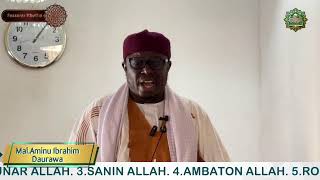 Fassarar Khutbah  Sheikh Aminu Ibrahim Daurawa Hafizahullah [upl. by Eustatius]