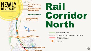 Newly Renovated Rail Corridor North  Walk Tour  Green Corridor  NParks Singapore 4K [upl. by Ennoryt645]