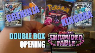 Opening Greninja amp Kingdra EX Shrouded Fable Premium Collection Boxes EPIC PULLS [upl. by Adianes944]