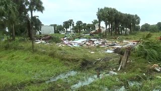 Okeechobee tornado sends 2 people to hospital [upl. by Tilly]