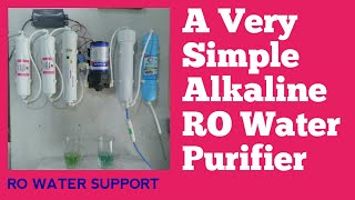 A Very Simple RO Water Purifier With Shine Alkaline Filter [upl. by Aiblis70]