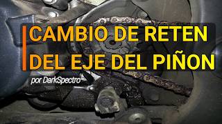 COMO CAMBIAR EL RETEN DEL EJE DEL PIÑON  CHANGE OF THE RETAIN OF THE PINION AXIS [upl. by Aara]