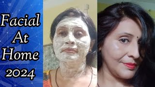 Facial At Home 2024 Get Glowing Spotless amp Brightening Skin [upl. by Inahet]