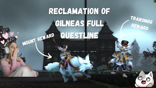 Reclaiming Gilneas Questline  Complete Story Playthrough with Rewards New patch 1025 [upl. by Haimehen]