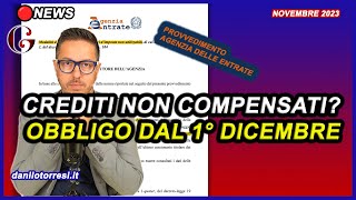 CESSIONE DEL CREDITO SUPERBONUS 110 ultime notizie  obbligo comunicazione crediti non compensati [upl. by Curson]