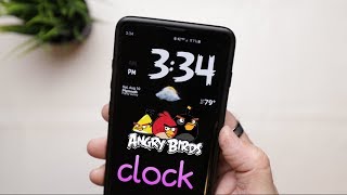 Galaxy S10 plus clock widget [upl. by Roxine]