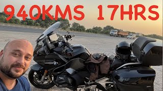 17 Hrs Lage  940 Km  Gandhinagar to Faridabad  BMW 1250 [upl. by Lejeune]