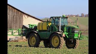 John Deere 5430i  36m  Apport dAzote [upl. by Terces743]