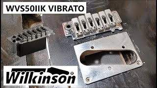 Wilkinson Tremolo WVS50IIK Routing Process [upl. by Acira750]