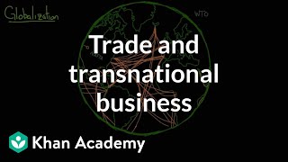 Globalization trade and transnational corporations  Society and Culture  MCAT  Khan Academy [upl. by Annailuj]