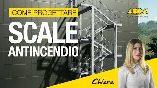 Come fare la progettazione di scale antincendio [upl. by Ahsena]