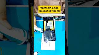 Motorola edge Backshell Fittingmotorolaedgebackshellprice mobilebackshell motomobilebackshell [upl. by Namialus929]